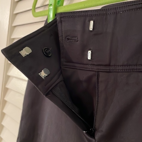 BURBERRY Brit Wide Triple Loop Waistband Black Tailored Pants - Picture 5 of 9